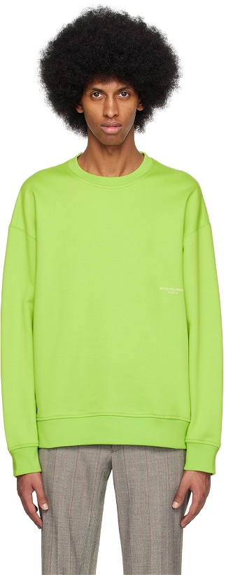 Photo: Wooyoungmi Green Printed Sweatshirt