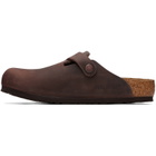 Birkenstock Brown Regular Boston Oiled Leather Loafers