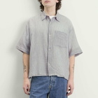Won Hundred Men's Maza Short Sleeve Shirt in White Combi