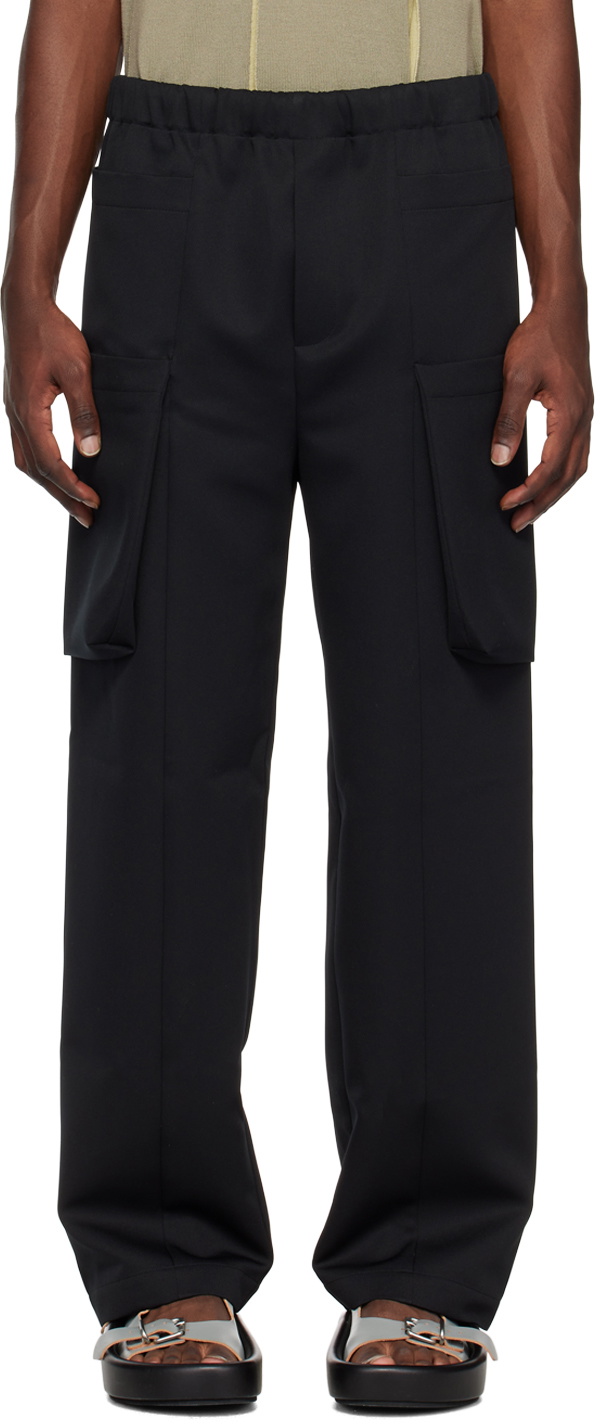 T/SEHNE SSENSE Exclusive Black Cargo Pants