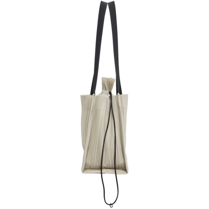 Pleats Please by Issey Miyake Square Pleats Bag - Ivory