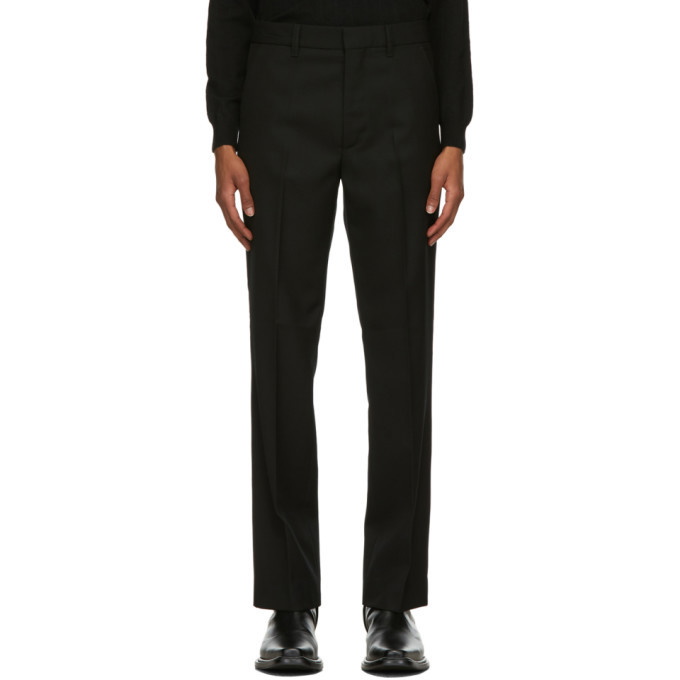 Photo: Second/Layer Black Virgin Wool Pico Trousers