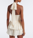 Zimmermann Fairlight lace-trimmed halterneck top