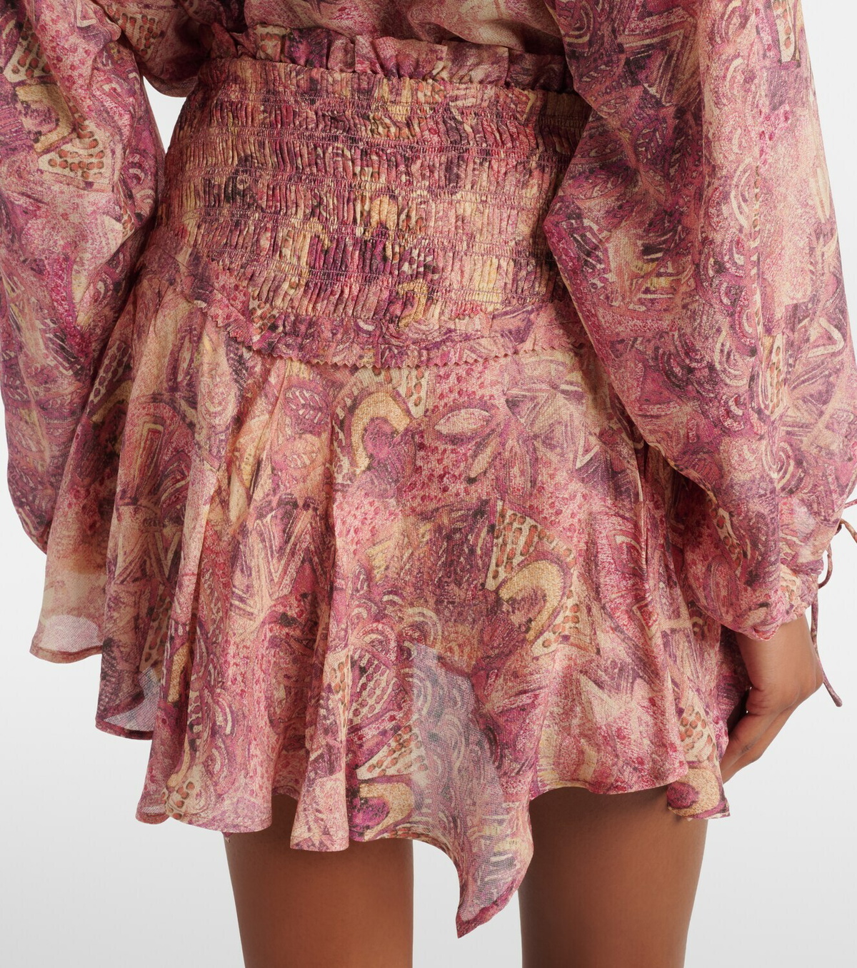 Isabel Marant Ceiva silk miniskirt