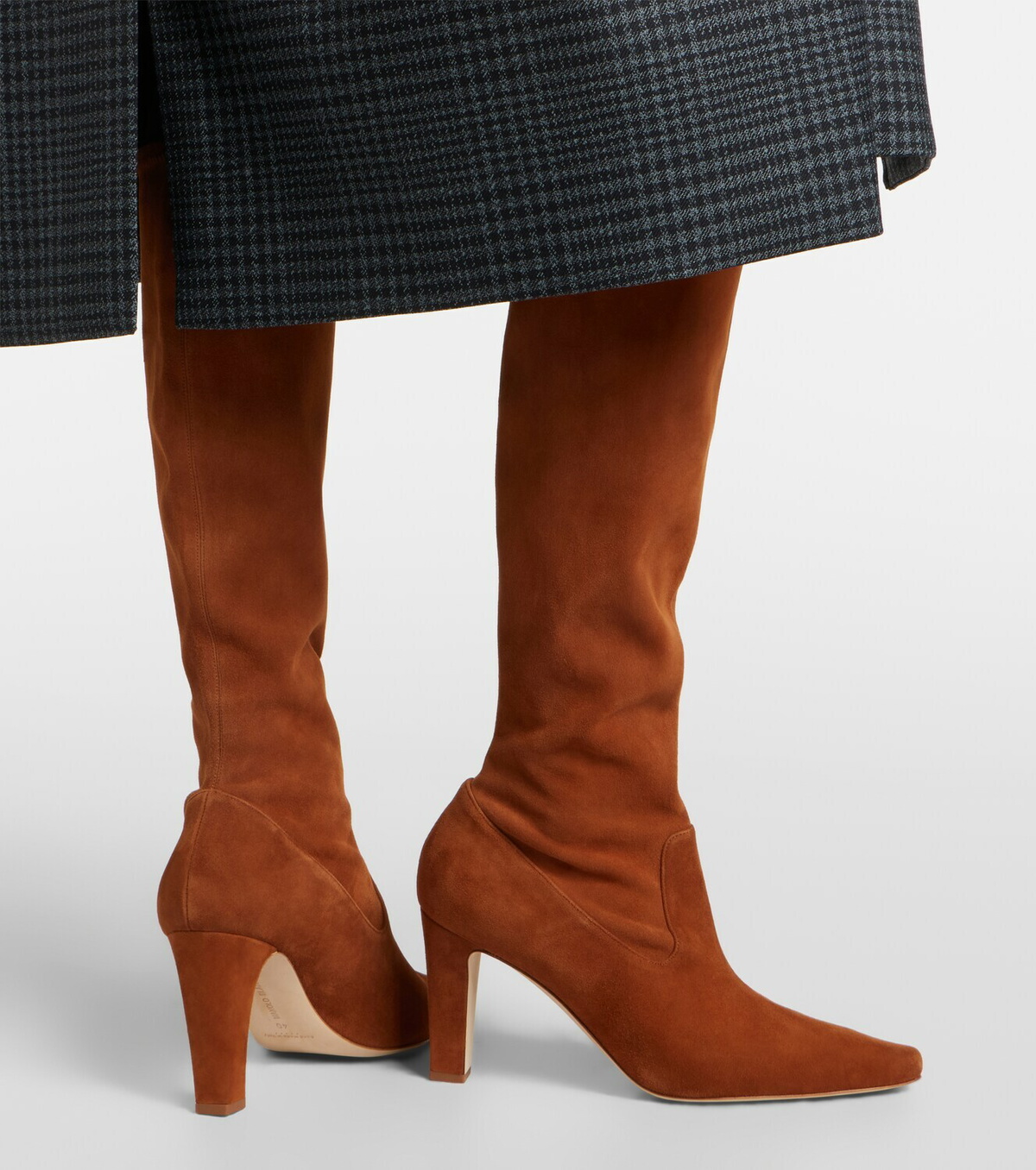 Manolo Blahnik Pavisco suede knee-high boots