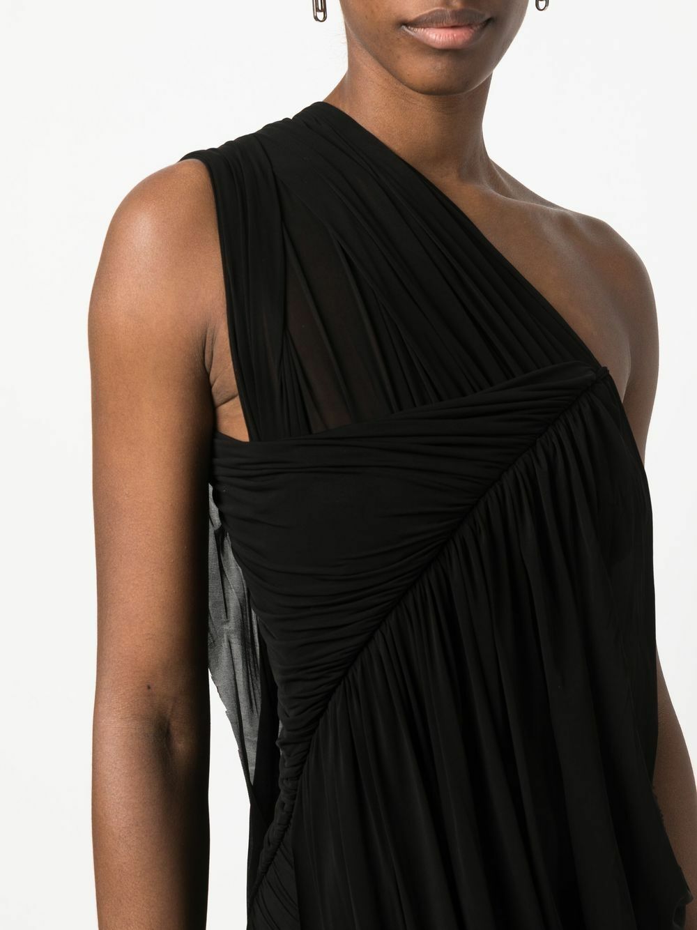 RICK OWENS - One-shoulder Short Dress
