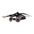 R13 Black Two Bolo Bracelet