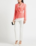 Balmain Womens Blazer Coral