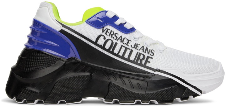 Photo: Versace Jeans Couture Black & White Speedtrack Sneakers