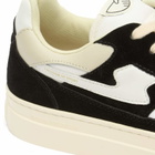 Stepney Workers Club Men's Pearl S-Strike Suede Leather Sneaker in Black White