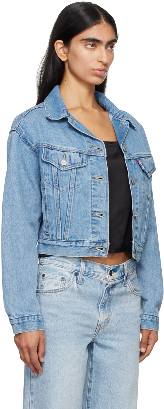 Levi's Blue Shrunken '90s Denim Trucker Jacket
