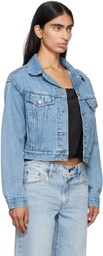 Levi's Blue Shrunken '90s Denim Trucker Jacket