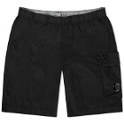 C.P. Company Men's Flatt Nylon Swim Shorts in Black