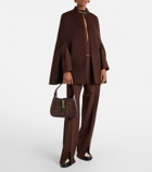 Gucci Horsebit wool cape