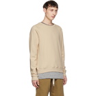 John Elliott Beige Raglan Sweatshirt