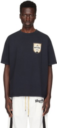 Rhude Black 'Mont-Blanc Hotel' T-Shirt