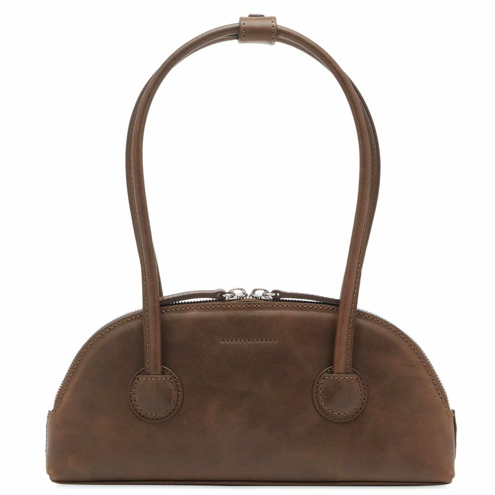 Photo: MARGESHERWOOD Women's Bessette Shoulder Bag in Washed Brown 