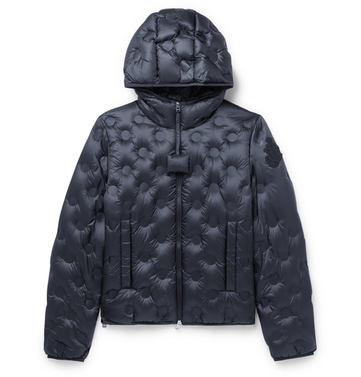 Photo: Moncler Genius - 1 JW Anderson Abbotts Quilted Nylon Hooded Down Jacket - Blue