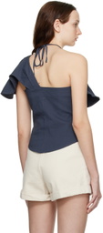 Recto Blue Summer Night Tank Top