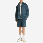 Jil Sander+ Men's Relaxed Fit Denim Shirt in Blue