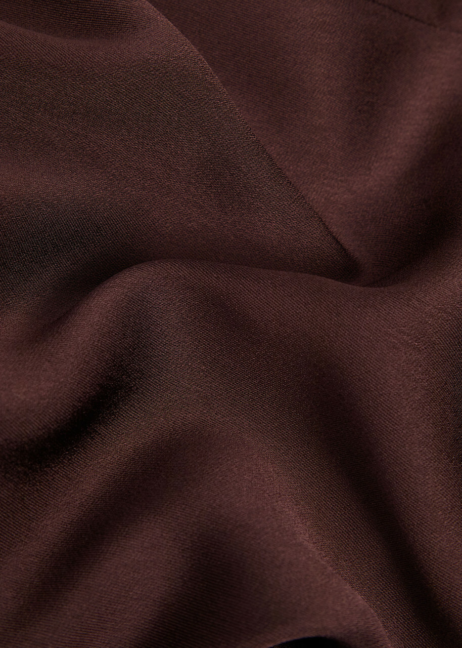 Vince Wide-leg Trousers Burgundy