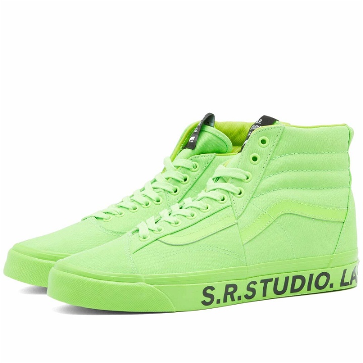 Photo: Vans OTW x Sterling Ruby Clash the Wall Sneakers in Green Gecko