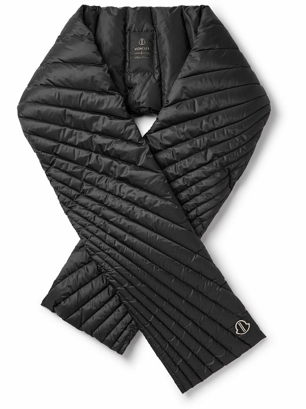 Photo: Rick Owens - Moncler Radiance Quilted Shell Down Scarf