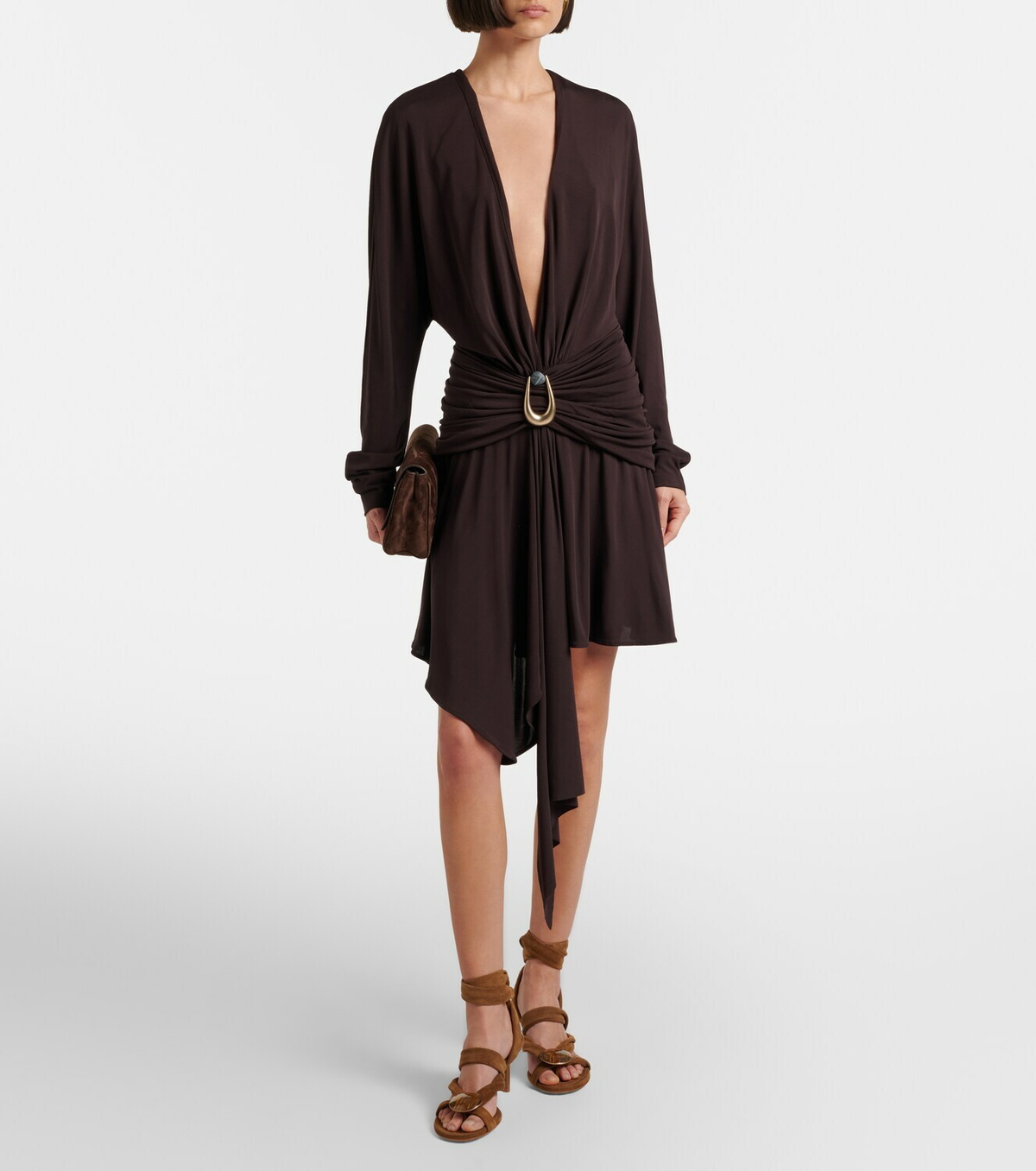 Christopher Esber Doma embellished suede sandals