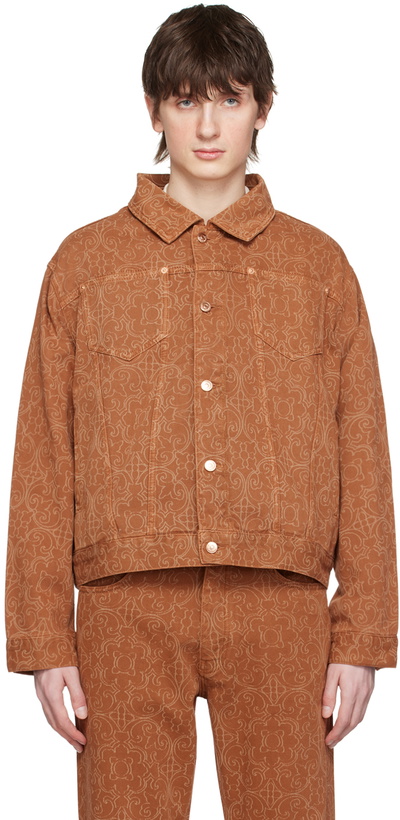 Photo: Drôle De Monsieur Brown 'La Veste Jeans Faïence' Denim Jacket