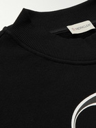 Moncler Genius - Palm Angels Printed Cotton-Jersey Sweatshirt - Black