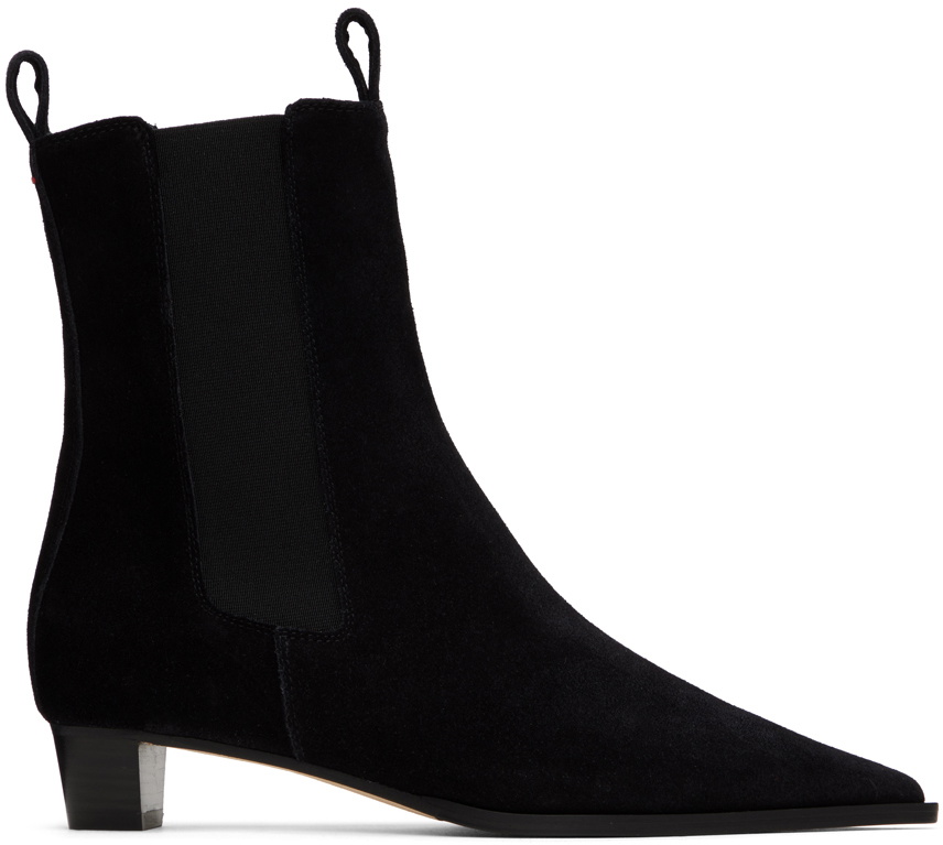 Aeyde Antonia Leather Chelsea Boots Black Aeyde