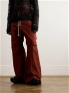 Rick Owens - Kowboy Eyelet-Embellished Leather Platform Boots - Black