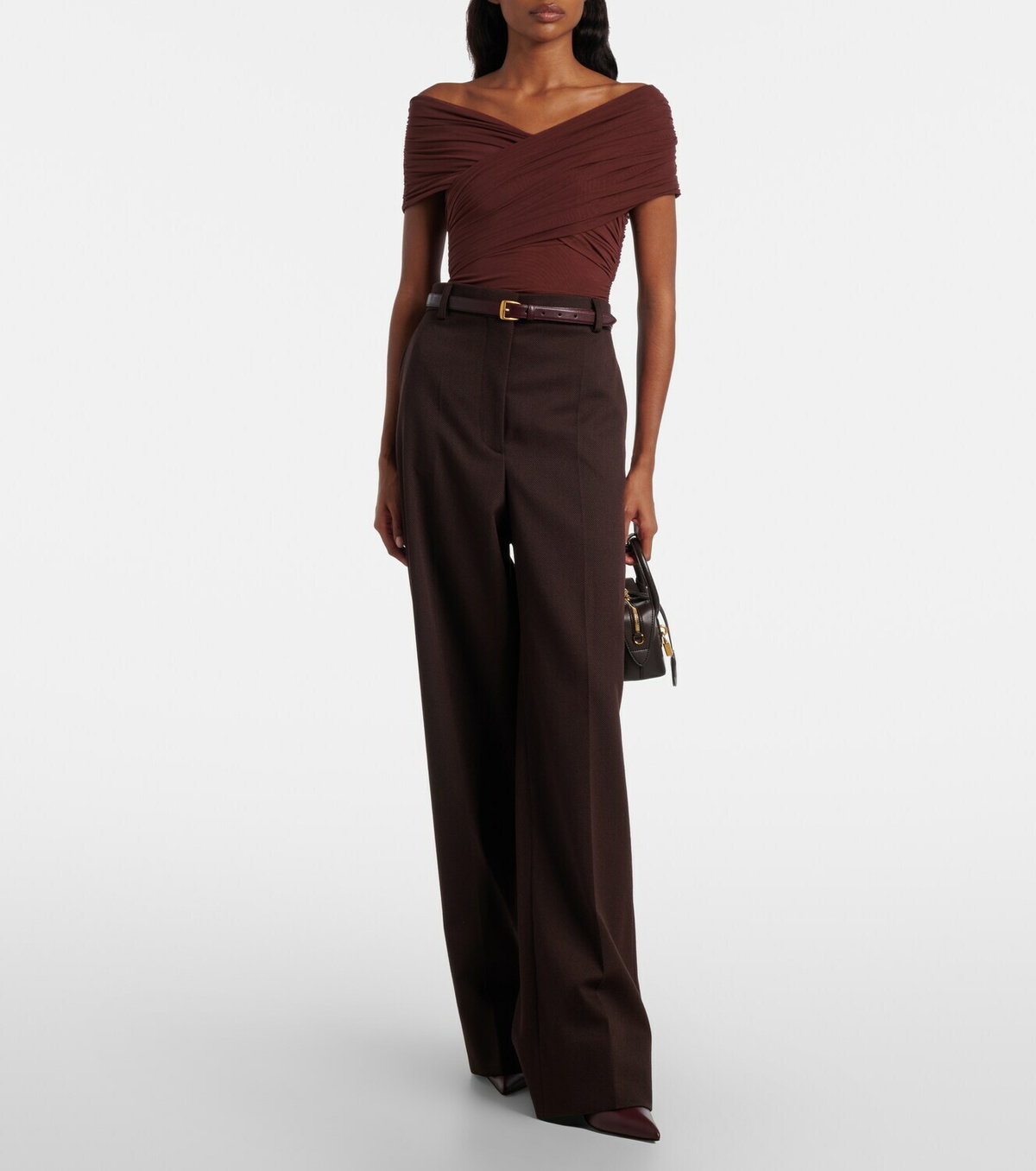 SIR Jacques gathered off-shoulder bodysuit