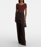 SIR Jacques gathered off-shoulder bodysuit