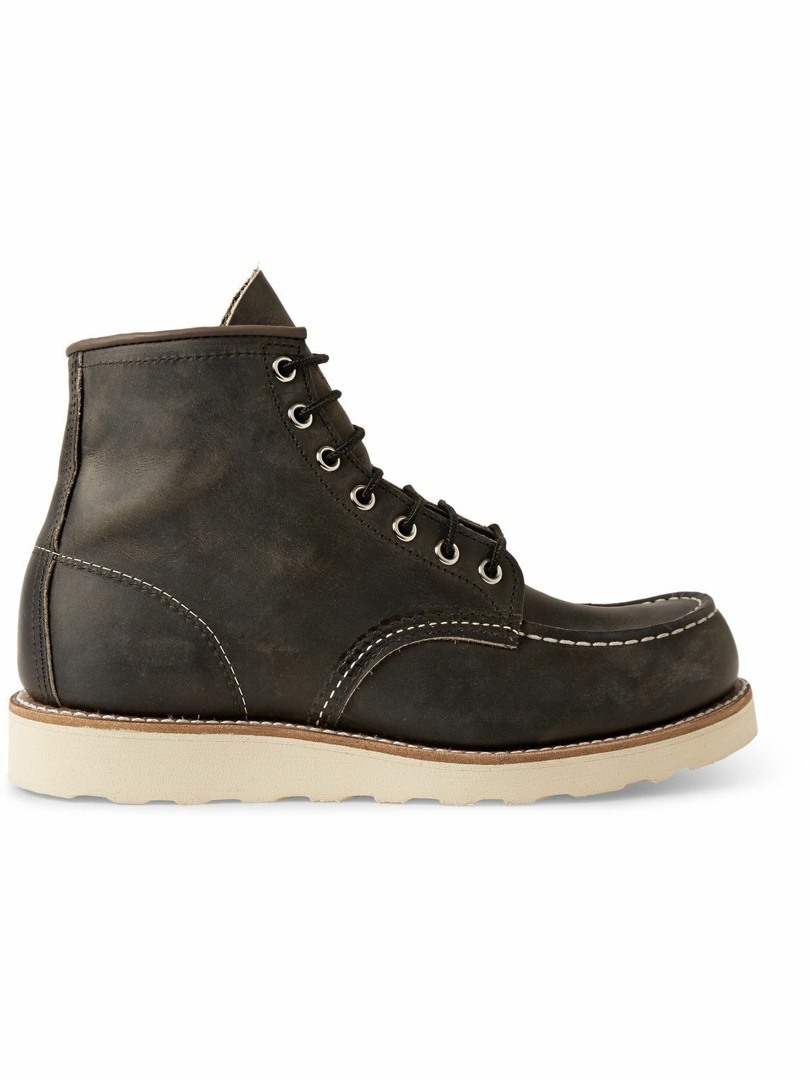 Photo: Red Wing Shoes - 8890 Moc Leather Boots - Gray
