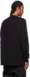 Rick Owens Black Short Crewneck Sweatshirt