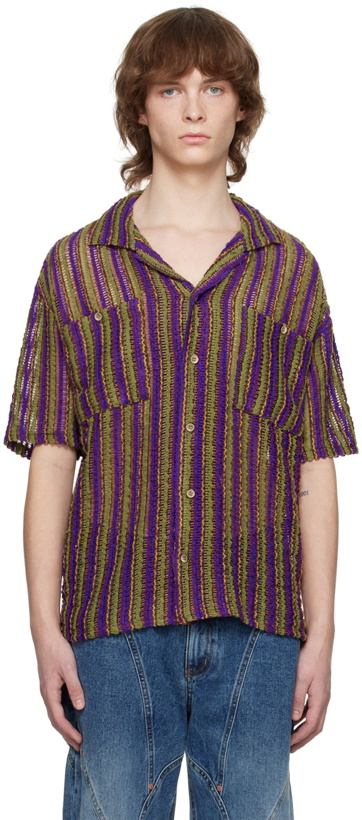 Photo: Andersson Bell Purple Sheer Shirt