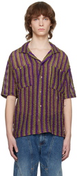 Andersson Bell Purple Sheer Shirt