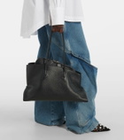 The Attico La Passeggiata Large leather tote bag