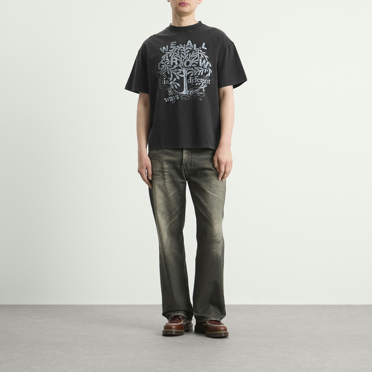 Honor the Gift Men's We All Grow T-Shirt in Black
