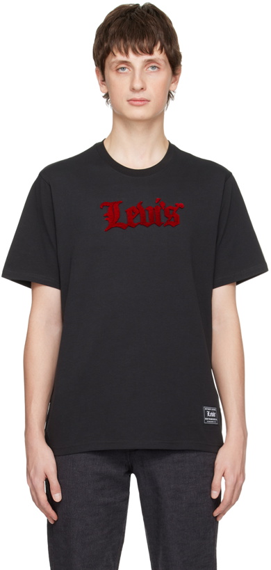 Photo: Levi's Black Graphic T-Shirt