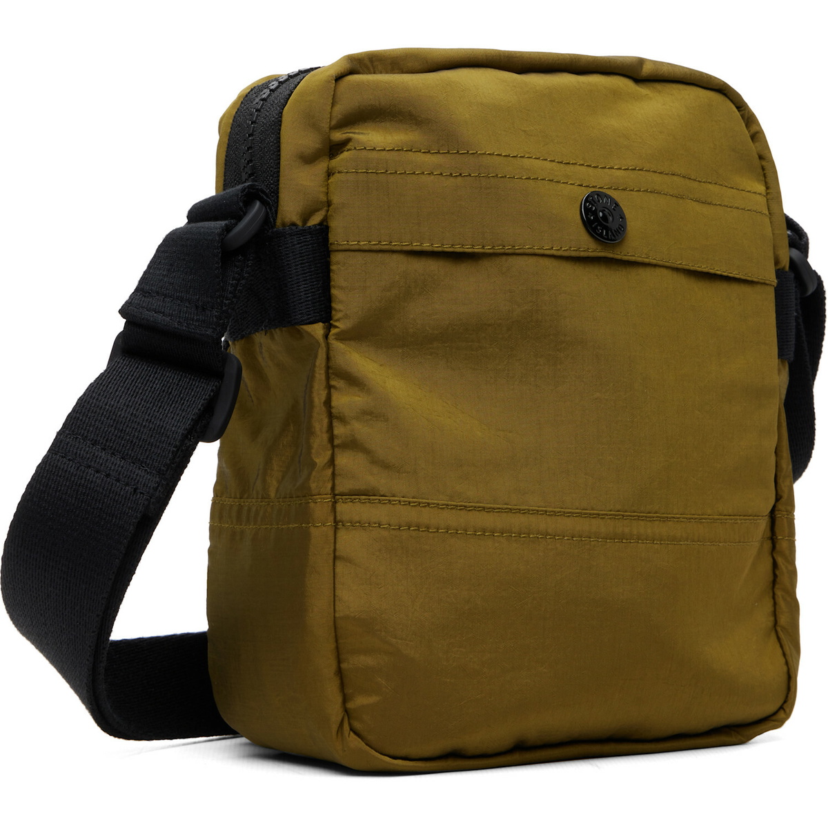 Stone Island Khaki 9200015 Coated Nylon Metal ECONYL Bag