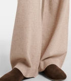 Jardin des Orangers Cotton and cashmere wide-leg pants