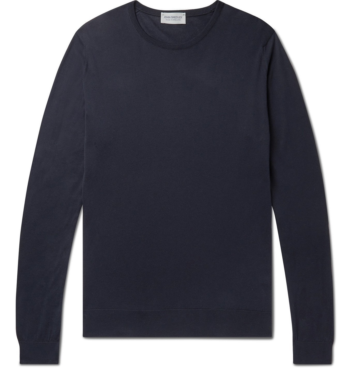 John Smedley - Hatfield Slim-Fit Sea Island Cotton Sweater - Blue