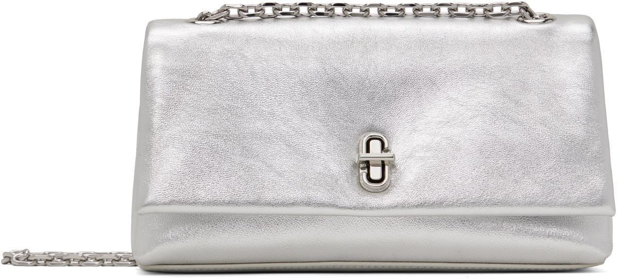 Marc Jacobs Silver 'The Metallic Dual Chain Wallet' Bag Marc Jacobs