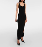 Norma Kamali Marissa jersey maxi dress