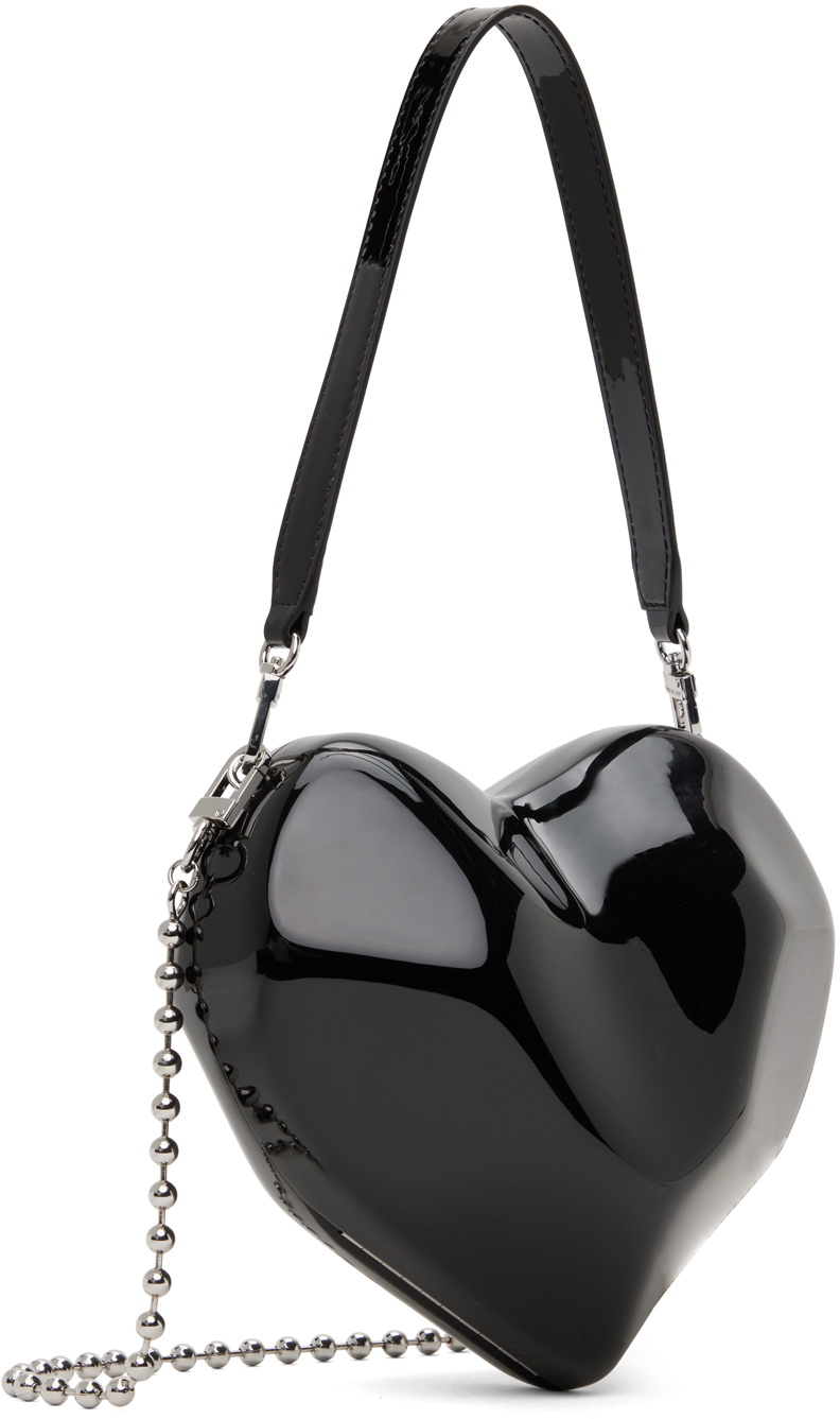SIMONMILLER Black Molded Heart Bag