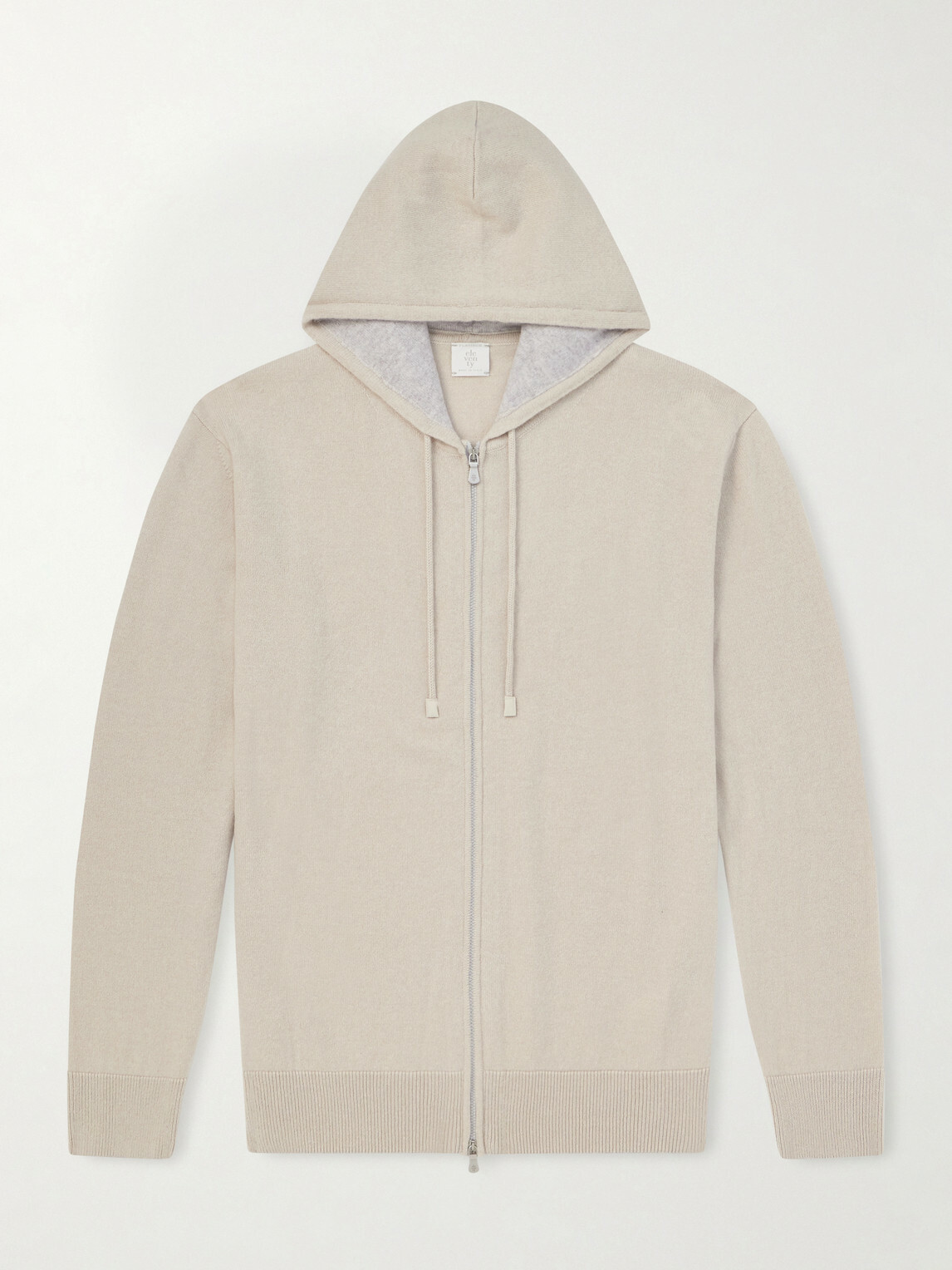 Eleventy - Cashmere Zip-Up Hoodie - Neutrals
