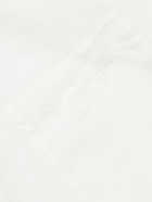 LORO PIANA - Andre Linen Half-Placket Shirt - White