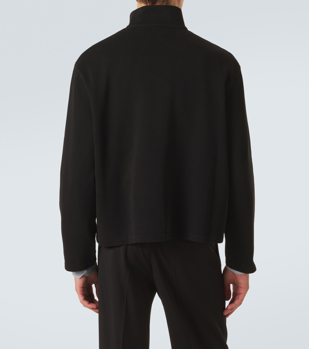 Our Legacy Shrunken cotton zip-up sweatshirt
